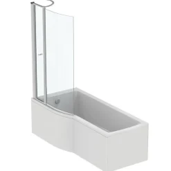 Baignoire Droite|Ideal Standard baignoire pour bain/douche 170 x 80 asymétrique Connect Air gauche blanc