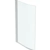Ideal Standard Pare bain asymétrique courbé Connect Air profilé chromé