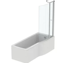Tablier Et Habillage De Baignoire|Ideal Standard Tablier baignoire frontal 1700 mm asymétrique Connect Air blanc