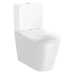 Roca Inspira ROUND - Cuvette au sol Rimless à évacuation dual A342526000 (sans réservoir et siège)