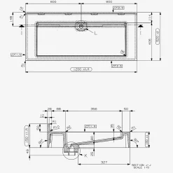 Plan Simple Vasque|Livea iStone Plan vasque autoportant fabriqué en France, 1200x520x100mm, en Solid Surface, blanc mat