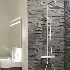 Jacob Delafon - Colonne douche thermostatique Toobi douchette 1 jet chrome