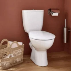 Wc À Poser|Jacob Delafon - Réservoir Brive avec alimentation latérale 3/6L