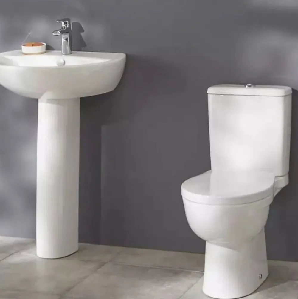 Wc À Poser|Jacob Delafon Lot de 2 WC à poser sans bride Patio + abattant