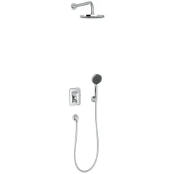 Jacob Delafon Robinet de douche avec mitigeur encastrable mécanique Modulo rond