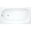 Baignoire Droite|Jika (Groupe Roca) Riga 130 x 70 cm Baignoire gain de place 150 L en acier émaillé, sans pieds, blanc (H2340300000001)