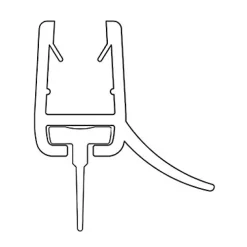 Porte De Douche|Schulte Joint d'étanchéité bas horizontal pour portes de douche pivotantes, 100 cm, transparent pour verre 6 mm