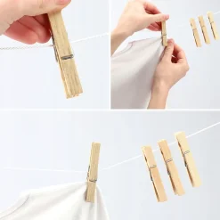 Etendoir À Linge|Kadax Vêtements Vêtements Pinces à Vêtements 10pcs Pinces en Bois