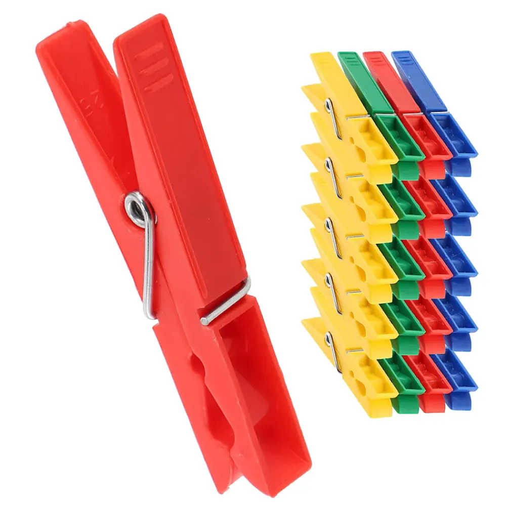 Kadax Vêtements Vêtements Vêtements Pinces à Linge 20pcs Plastique Coloré