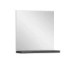 Miroir Simple|Chb Collection Kai - Miroir mural (L/H/P : 60x59x18 cm) imitation blanc et décor contrasté gris industriel
