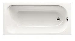 Baignoire Droite|Kaldewei Eurowa 170 x 70 cm Baignoire droite 178 L en acier émaillé, sans pieds, blanc alpin (119800010001)