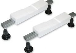 Kaldewei Eurowa Baignoire droite avec pieds 170 x 70 cm en acier émaillé, Blanc alpin (119800010001-SET)