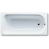Baignoire Droite|Kaldewei Eurowa Baignoire rectangulaire avec pieds 160x70 cm acier émaillé, Blanc alpin (119700010001-SET)