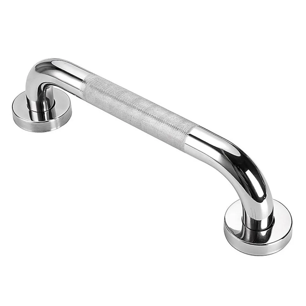 Siège De Douche|Kibath Pack chaise de douche et poignée de sécurité, finition chrome brillant, ABS