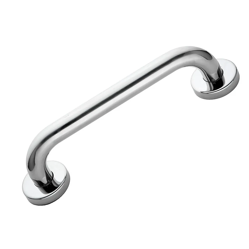 Kibath Poignée de sécurité LISA 40 cm, finition chrome poli, en acier inoxydable