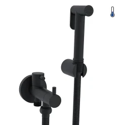 Robinet De Bidet|Kibath Robinet WC 1 eau HYGIÈNE INTIME, NOIR MAT, en laiton