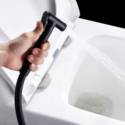 Robinet De Bidet|Kibath Robinet WC 1 eau HYGIÈNE INTIME, NOIR MAT, en laiton