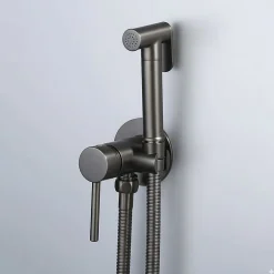 Robinet De Bidet|Kibath Robinet WC HYGIÈNE INTIME 2 eaux, NOIR MAT, en laiton