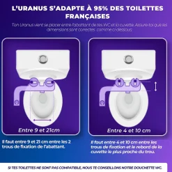 Wc Japonais|Magnifiak Kit Complet Toilette WC Japonaise Autonettoyante Robinet 3 Voies Inclu (Brevet Déposé) - Bidet Japonais Jet réglable