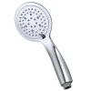 Kibath Kit de barre de douche 5 positions avec équipement NAV rond, finition chrome poli, en acier inoxydable