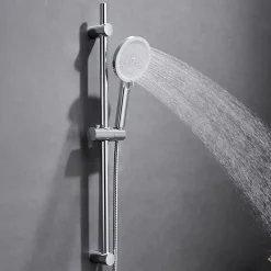Pommeau De Douche, Flexible Et Barre De Douche|Sofetiy Max Kit de douche , Douchette 4 Fonctions, Ensemble de Douche Design Réglable en Hauteur, Pommeau de douche, barre
