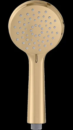 Colonne De Douche Sans Robinetterie|Wenko Kit de douche avec douchette + barre réglable + flexible, doré, Young