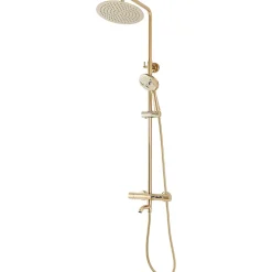 Colonne De Douche Mécanique|Rea Kit de douche avec thermostat Lungo Gold