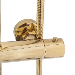 Colonne De Douche Mécanique|Rea Kit de douche avec thermostat Lungo Gold