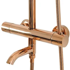 Rea Kit de douche avec thermostat Lungo Rose Gold