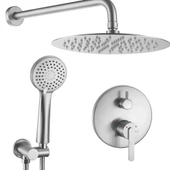 Colonne De Douche Mécanique|Rea Kit De Douche Encastré Ontario Brush Nickel