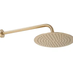 Rea Kit De Douche Encastré Lungo Thermostat Brush Gold 51,5X30X39,5Cm