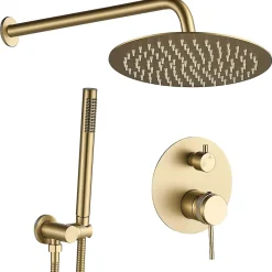 Rea Kit De Douche Encastré Lungo Grip Brush Gold + Box