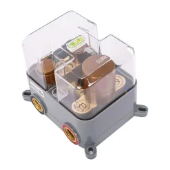 Rea Kit De Douche Encastré Lungo Thermostat Brush Copper 36,5X17X25Cm + Box