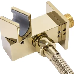 Colonne De Douche Mécanique|Rea Kit De Douche Encastré Fenix-Davis Thermostat Gold 55X30X40Cm + Box
