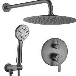 Colonne De Douche Mécanique|Rea Kit De Douche Encastré Ontario Titanium