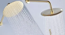 Rea Kit De Douche Encastré Lungo Gold 17X16X36,5Cm + Box