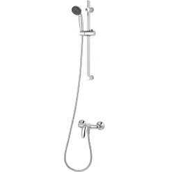 GoodHome Kit de douche mécanique chrome Blyth