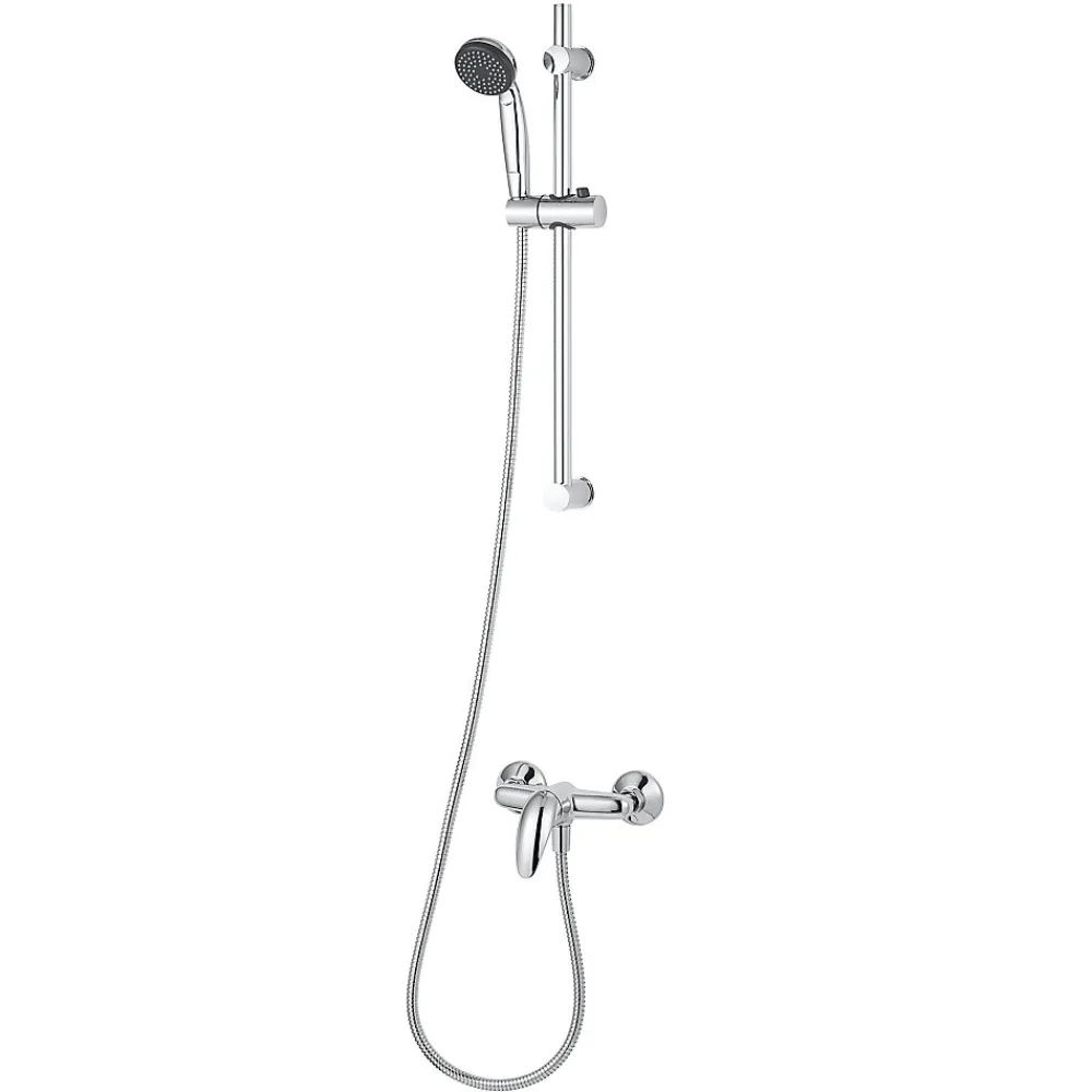 GoodHome Kit de douche mécanique chrome Blyth