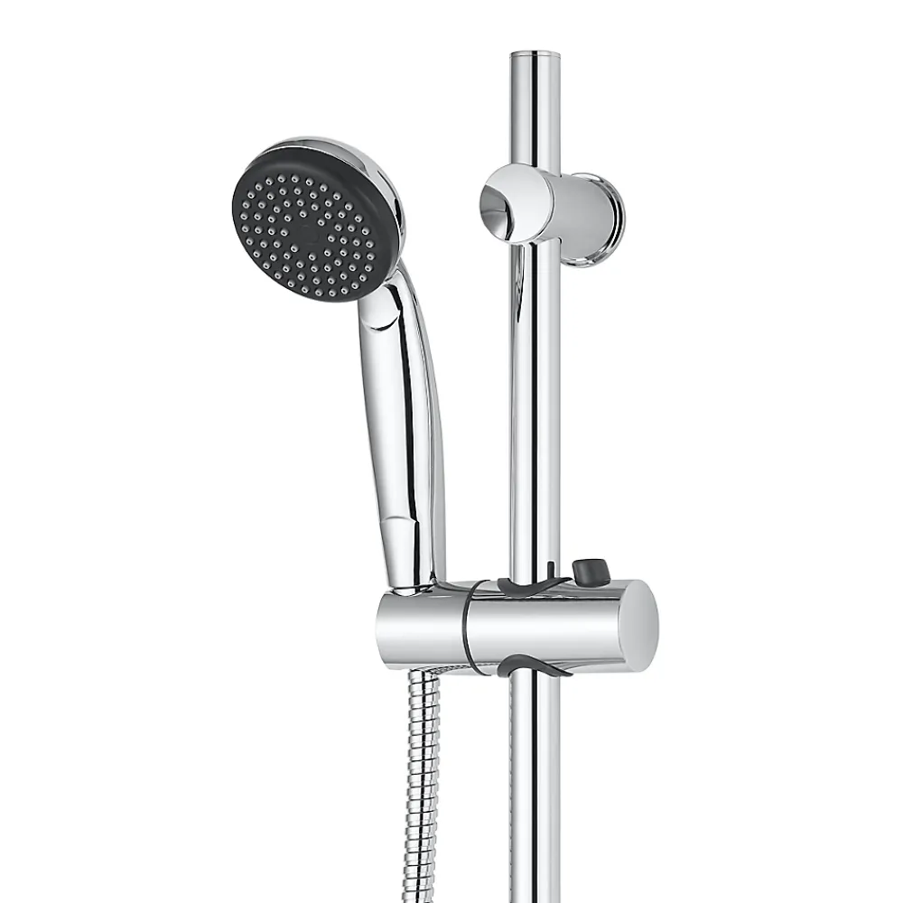 GoodHome Kit de douche mécanique chrome Blyth