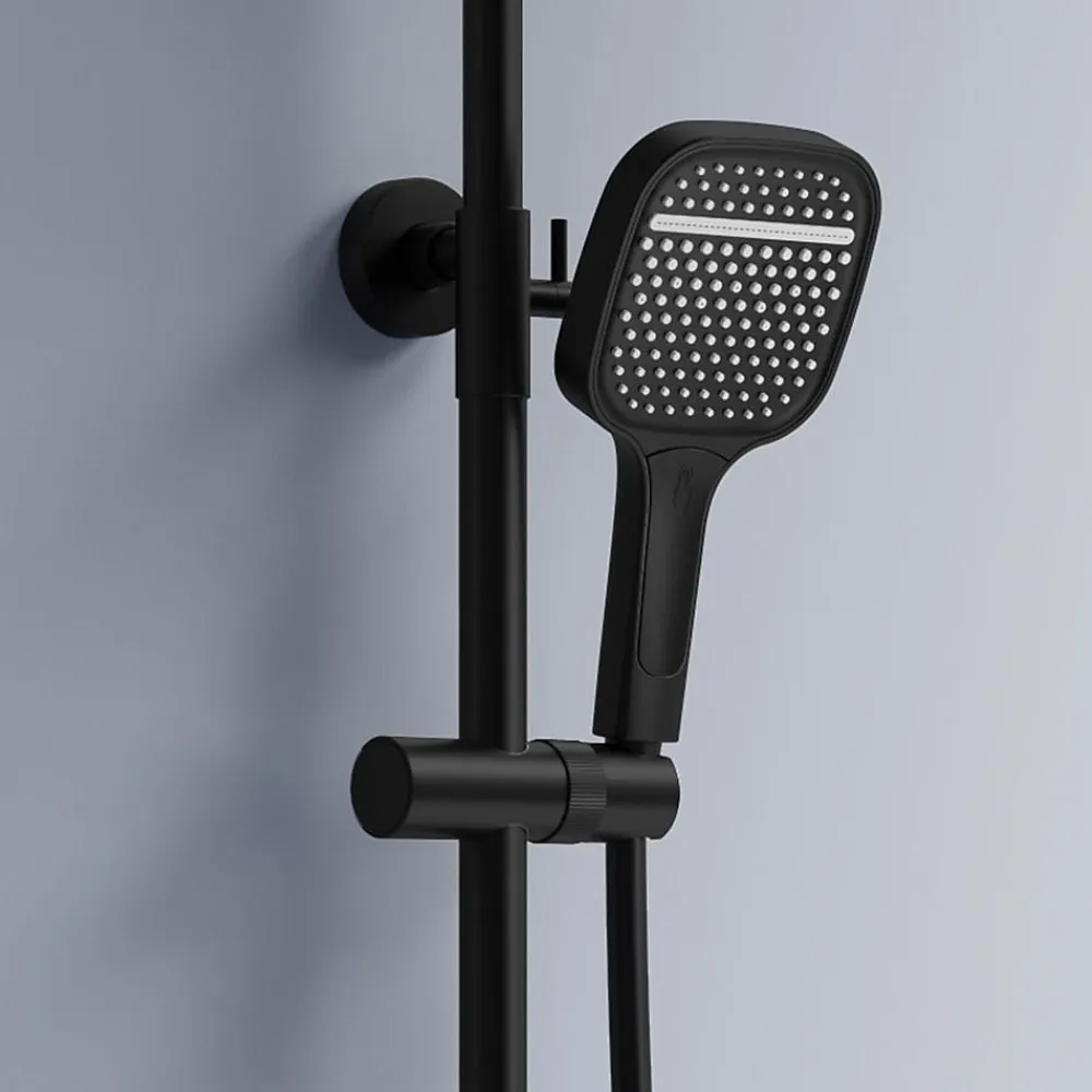 Rea Kit De Douche Bari Black 37X31X100Cm