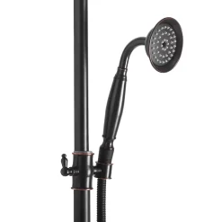 Colonne De Douche Mécanique|Rea Kit De Douche Bergamo Black 50X21X150Cm