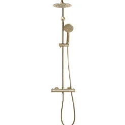 Colonne De Douche Mécanique|Rea Kit De Douche Bliss Thermostat Brush Gold 38,5X27,5X100Cm