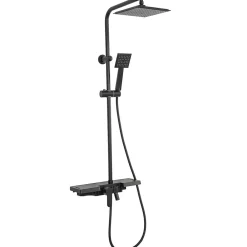 Colonne De Douche Mécanique|Rea Kit De Douche Bravo Black 45X40X105Cm