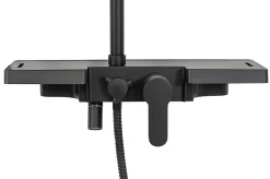 Colonne De Douche Mécanique|Rea Kit De Douche Bravo Black 45X40X105Cm