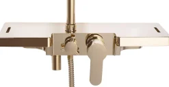 Colonne De Douche Mécanique|Rea Kit De Douche Bravo Gold 45X40X105Cm