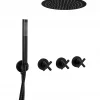 Colonne De Douche Encastrable|Rea Kit De Douche Exit Black 51X30X36Cm