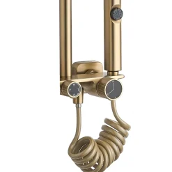 Rea Kit De Douche Helix Brush Gold 38X30X114,5Cm