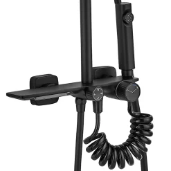 Rea Kit De Douche Helix Black 38X30X114,5Cm