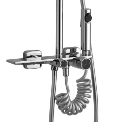 Rea Kit De Douche Helix Chrome 38X30X114,5Cm