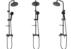 Rea Kit De Douche Luis Black 45X21X100Cm